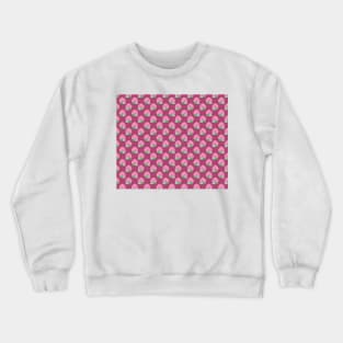 Mauve Peach Fruit Pattern Crewneck Sweatshirt